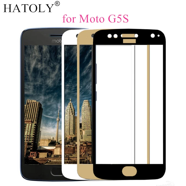 1 шт. закаленное стекло для Motorola Moto G5S Защита экрана полное покрытие 3D изогнутая
