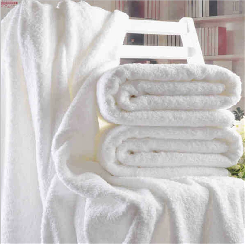 Soft Cotton Bath Towel for Adults Children White Hotel ...
