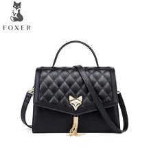 FOXER сумки бренда Lingge Сумка женская корейский вариант дикий темперамент сумка Теплые сумка