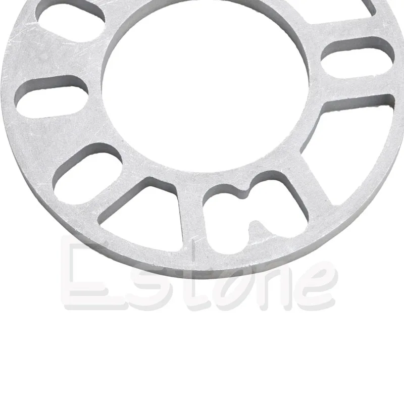 Универсальный 10 мм Литые алюминиевые колесные проставки панель прокладок 4/5 серьги-гвоздики подходит WS-100