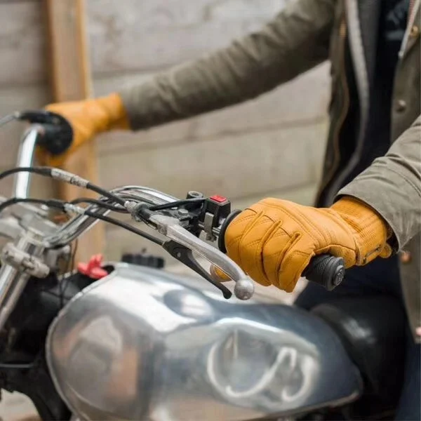  Motorcycle Retro Gloves Scooter Cafe Bobber Touchscreen Abbey Road 8