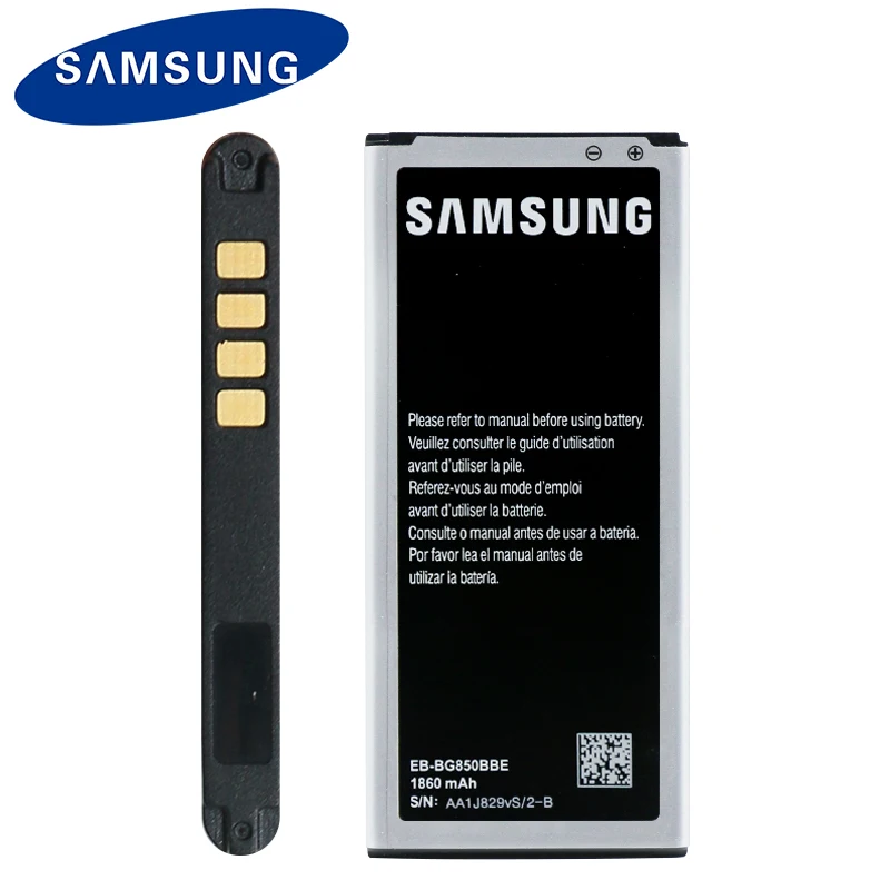 

Samsung Original Battery for Galaxy Alpha G850 G850F G850A G850W G850S G850K G850L G8508S G8509V 1860mAh EB-BG850BBE With NFC