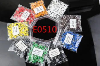 

100pcs E0510 For 0.5mm2, 22 AWG Wire,10mm of Pin Length Ferrule Terminal Cord End Terminal VEE0510