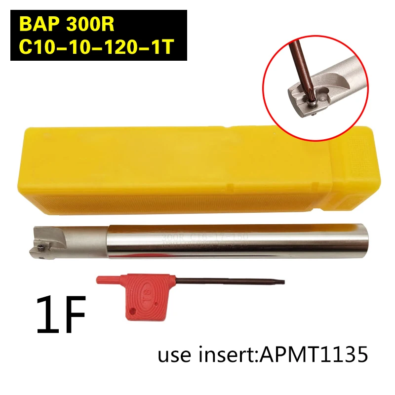 BAP 300R C10 10 120L 1T инструмент фреза держатель для APMT1135 PDER + 1 шт ключ дюймовый стандарт