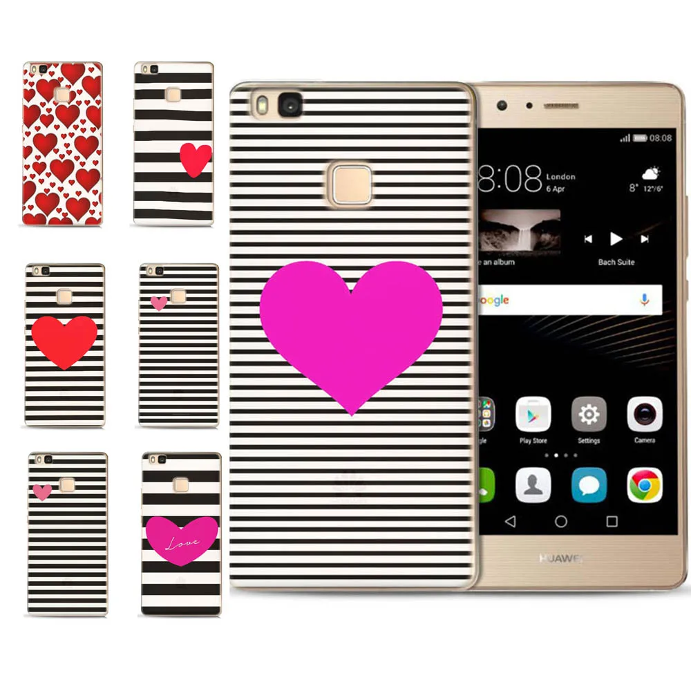 MLCRIYG мягкий чехол для телефона Huawei P9 Lite/P8 Lite/P10Lite TPU цветной цветочный розовый