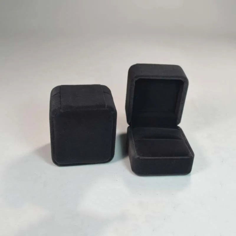 

High quality Ring Box Jewelry Display Storage Foldable Ring Case For Wedding Gift Ring Valentines Day Organizer
