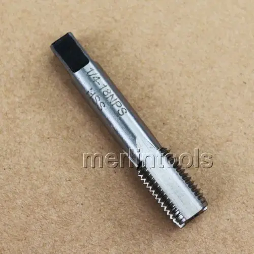 1/4 &quot 18 HSS NPS прямая резьба для трубы|Метчик с резьбой| |