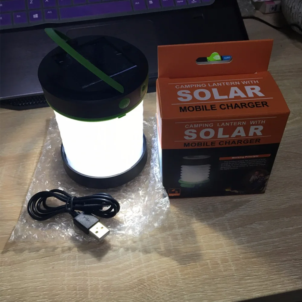 solar camping lantern