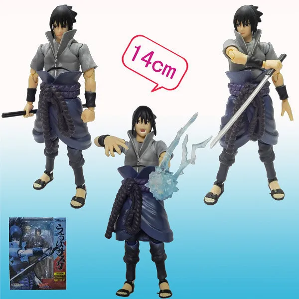 Hot ! NEW 15cm Naruto movable Uchiha Sasuke Uzumaki Naruto action figure toy Christmas gift doll (4)