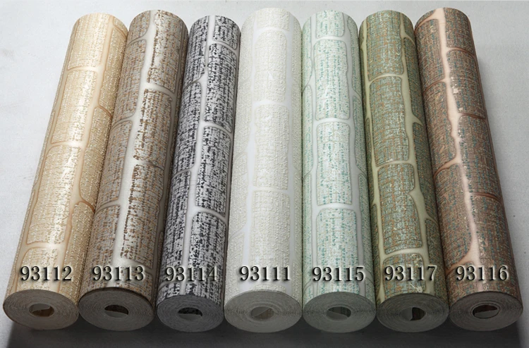 Mediterranean Beige Green Grey Brown Embossed Brick Wall Wallpaper Bedroom Living room Modern Decoration 3D Wall paper Mediterranean Beige Green Grey Brown Embossed Brick Wall Wallpaper Bedroom Living room Modern Decoration 3D Wall paper