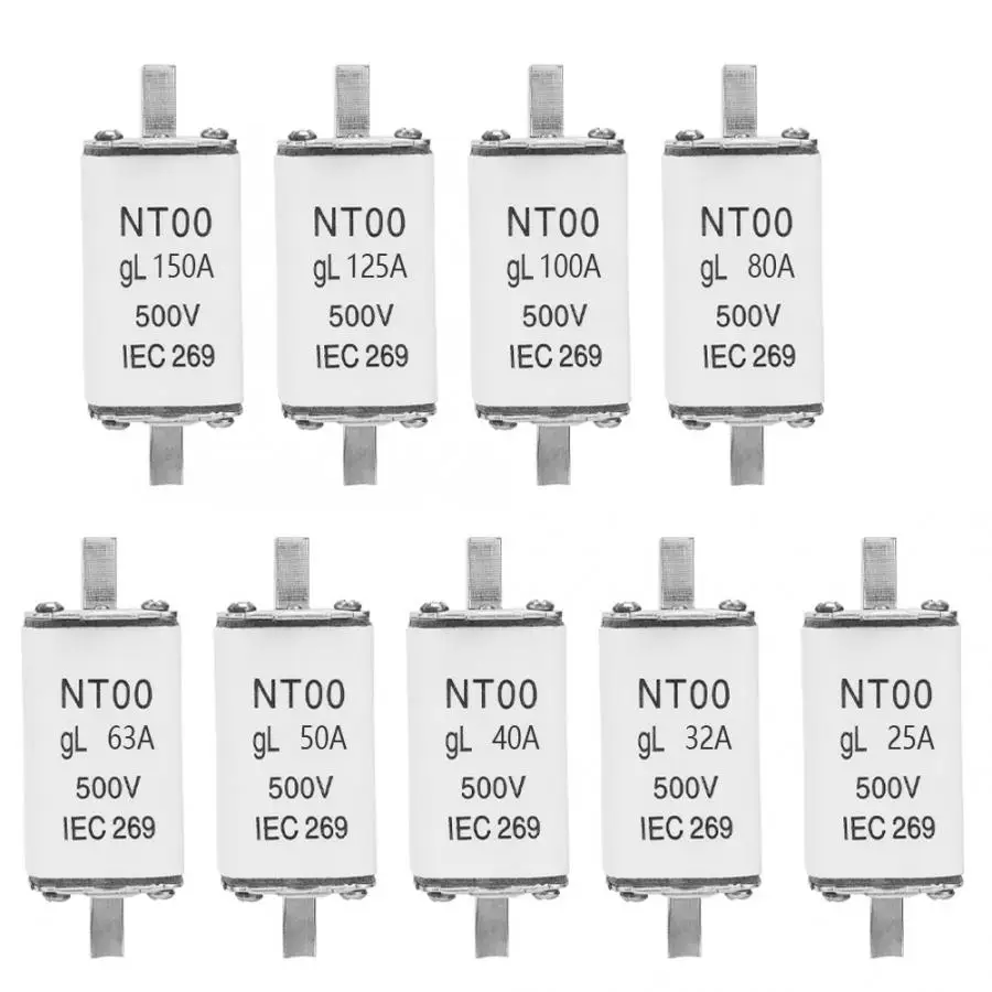 NT00 RT16-00 500 V 25-150A лезвие контакт керамический предохранитель соединение плавкий Termico