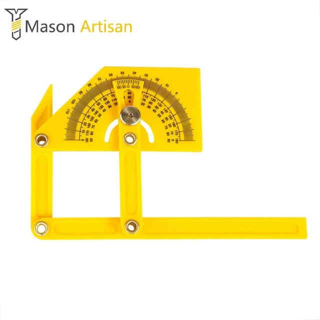 Plastic Multi-Angle Ruler Angle-izer Template Tool Protractor Angle Finder Angel Ruler Measure