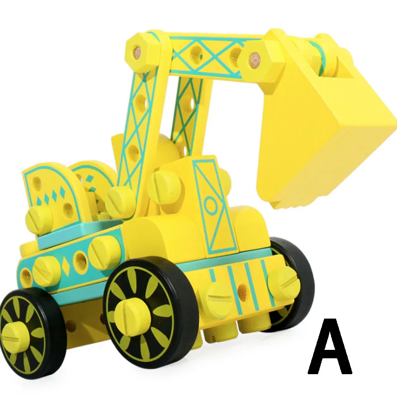 

Creative multi-function nut combination disassembly wooden toys DIY children's educational toys assembled Building blocks
