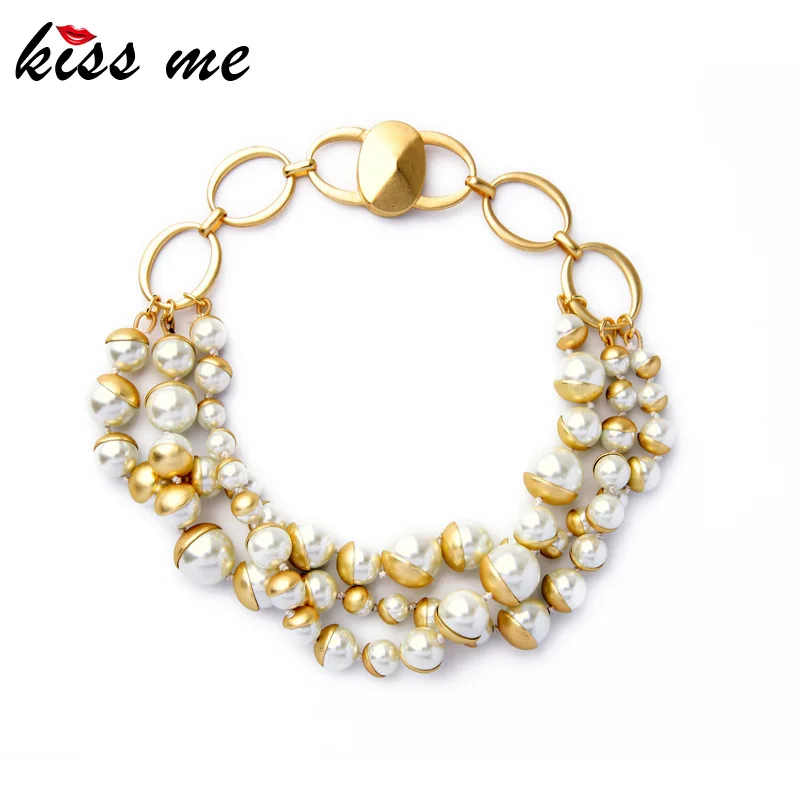 Женское многослойное ожерелье с искусственным жемчугом|choker necklace|necklace factorynecklace
