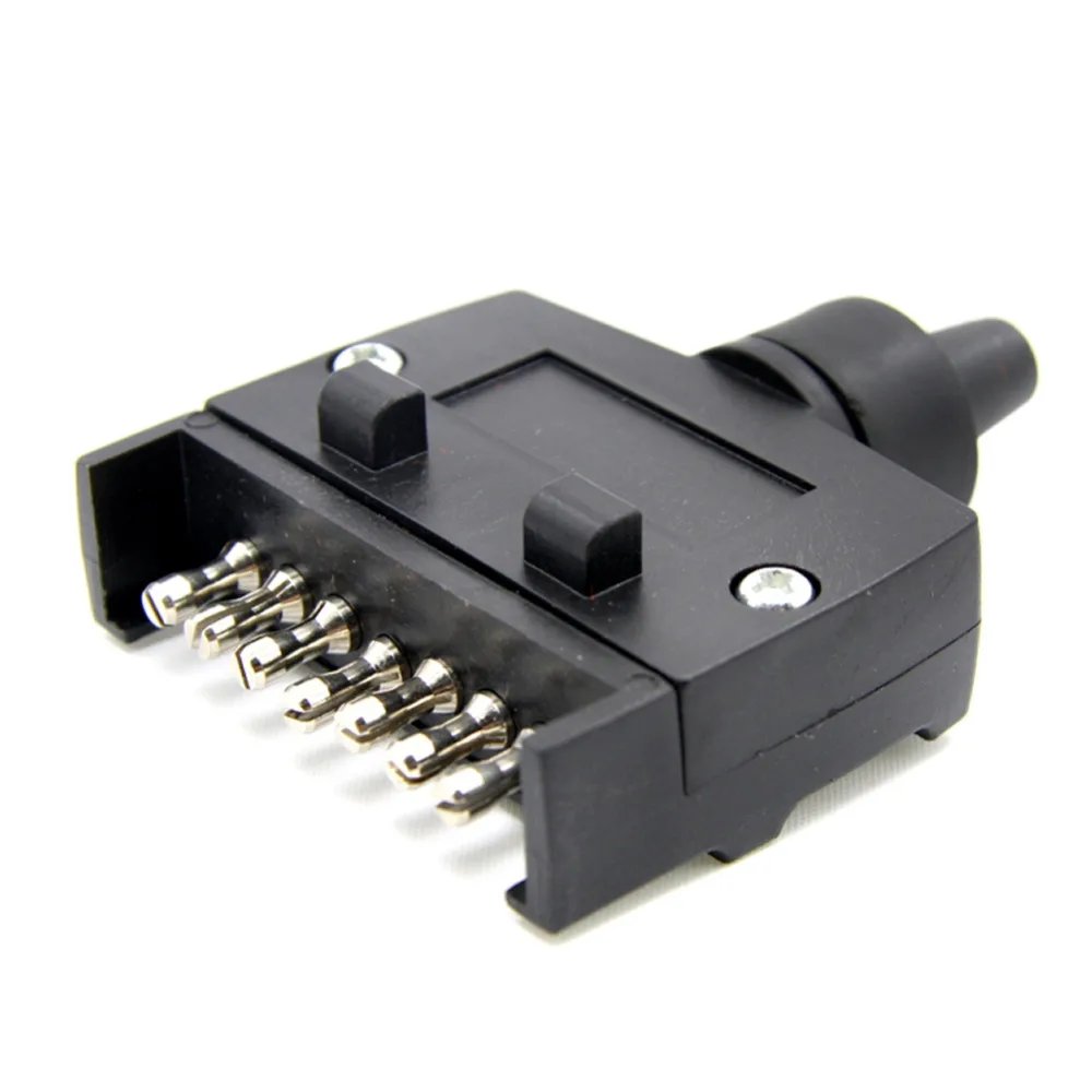 TIROL T21228b Новый 7 контактный плоский трейлер Разъем света 12V способ Мужской прицеп
