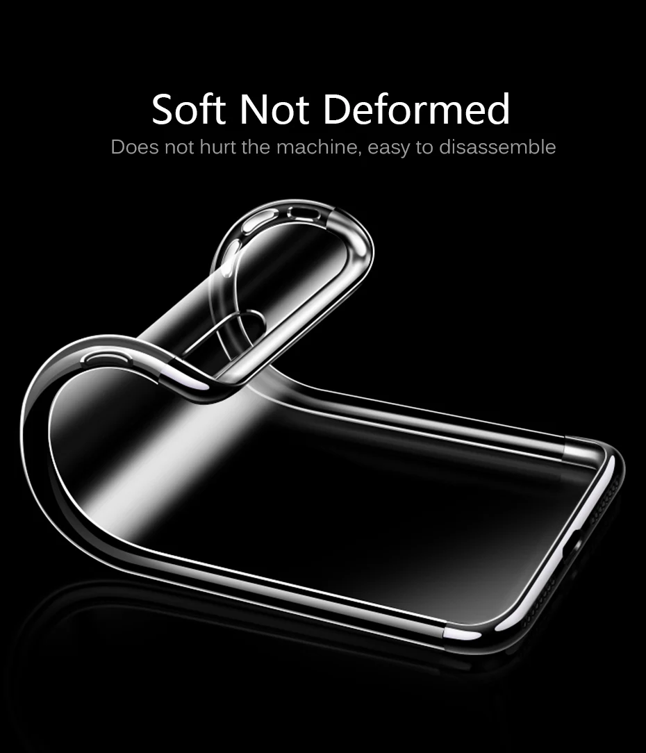 MOUSEMI Protective Cases For iPhone 7 8 6 6s Plus X Luxury Soft Silicone TPU Cases On For iPhone 6 6s 8 7 Protection Back Cover  (4)