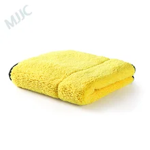 Mjjc marca de alta qualidade 900gsm - 1000gsm pelúcia secagem microfibra toalha dupla lados 38x45cm 30x35cm toalha de limpeza do carro