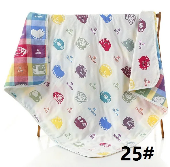 Toalha de Banho do Bebê Milagre Bebê Swaddle Musselina Algodão 6 Camadas Recém-nascido Cobertores Bebe Recebendo Envoltório Infantil 60*80cm 100% 21 camadas toalha de banho do bebê recém-nascido