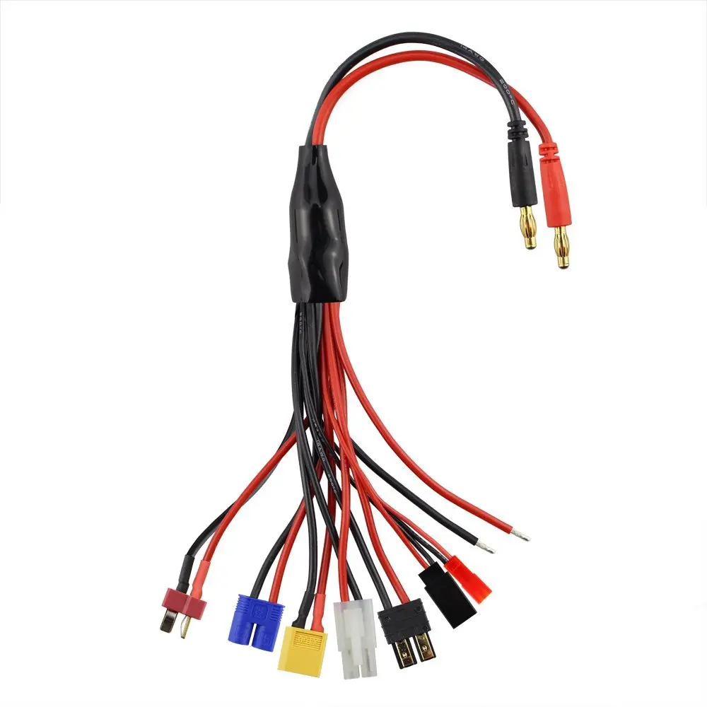 

Lipo Battery Charger 8 in 1 Octopus Convert Wire to 4.0mm Banana Plug