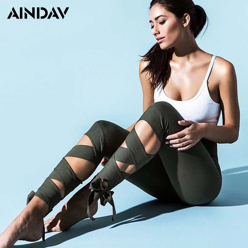 

AINDAV New Leggings Sport Fitness Yoga Pants Exercise Running Gym Dance Leggins Solid Ballet Tights Athlete Jogging Sportswear