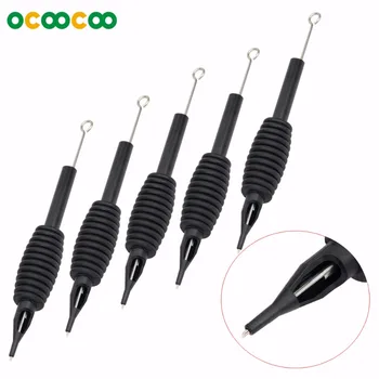 

(5PCS) Integrated Package Disposable Needle + Grip Tube 7RS + 7RT - Silver + Black (5PCS)
