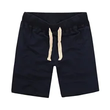 Летние мужские пляжные шорты для фитнеса для мальчиков Мужские шорты для отдыха повседневные шорты на шнурке