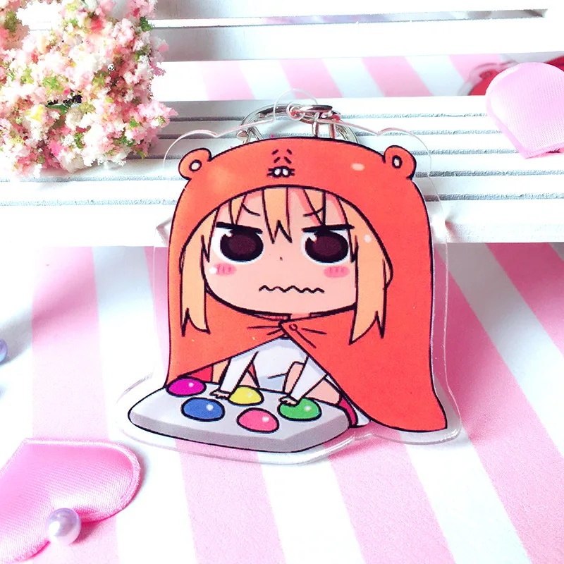 Аниме Himouto Doma Umaru косплей брелок модный chan Автомобильный держатель для ключей