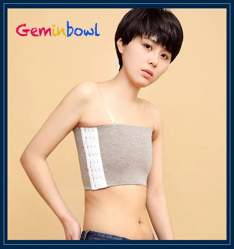 Geminbowl эластичная лента нагрудная скоросшиватель бюстье грудной корсет тонкая широкая плоская жилетка для женщин Les