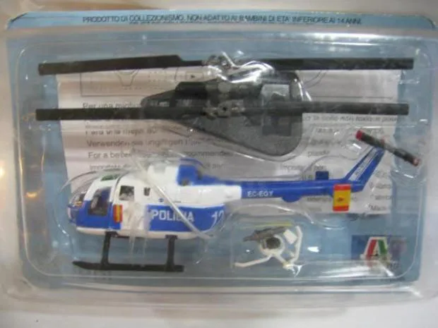 

1/100 Model of BO-105 Helicopter Alloy Aircraft Diecasts Collection model
