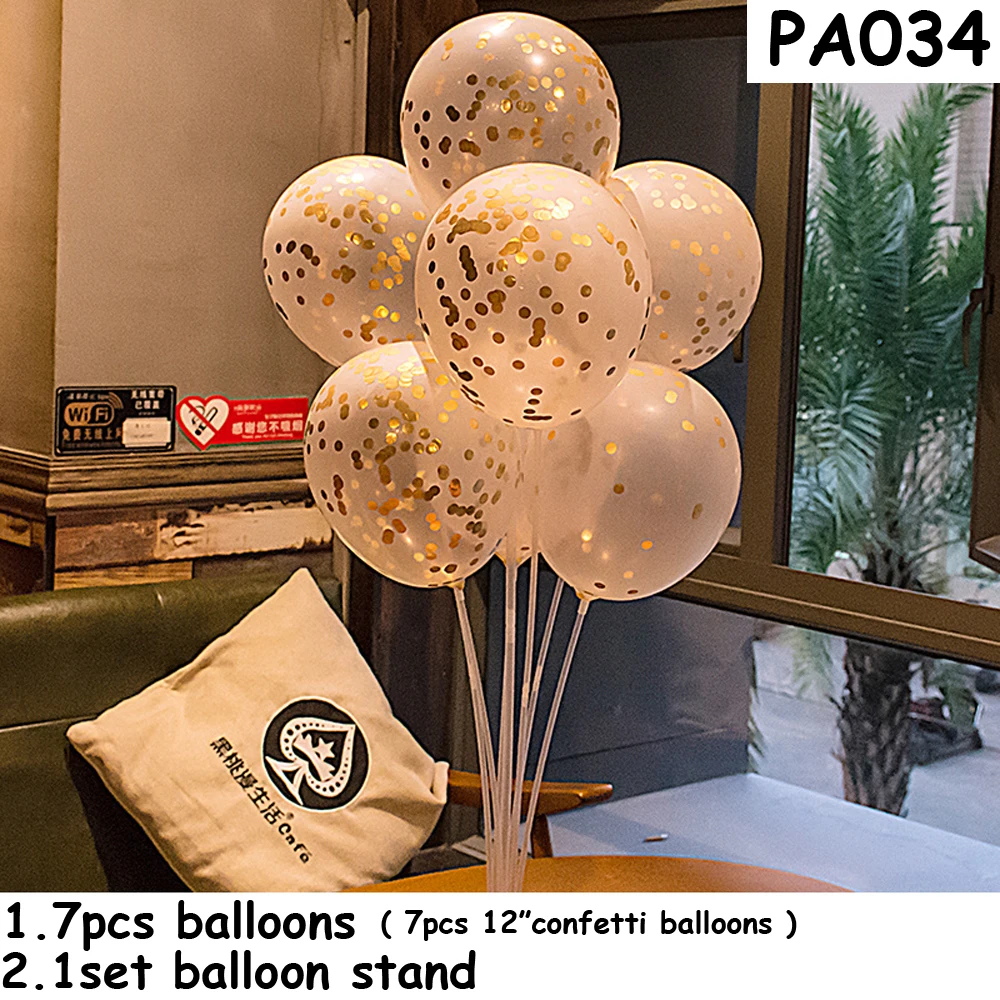 Прямая поставка, вечерние украшения на день рождения для детей и взрослых, воздушные шары на день рождения, Свадебная подставка для воздушных шаров, рождественские украшения для дома - Цвет: PA034