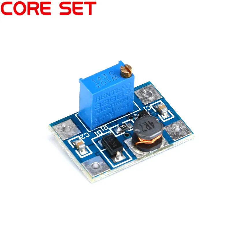 

5pcs 2-24V to 2-28V 2A DC-DC SX1308 Step Up Adjustable Power Module Step-Up Boost Converter Smart Electronics