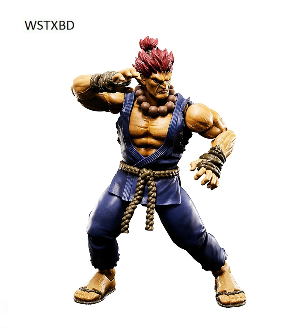 

WSTXBD Origina BANDAI S.H.Figuarts SHF Akuma Gouki Street Fighter V PVC Figure Brinquedos Dolls Toys Figurals