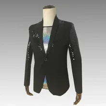 Мужские костюмы в европейском и американском стиле черный тонкий костюм мужской повседневный костюм