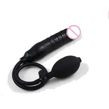 Dildos & Insertables/ Inflatable pump up Dildos sex toys for couples lesbian beginner increase penis toys gay lover games 6.5in 5