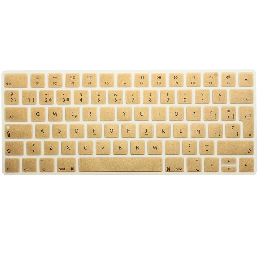 Solque силиконовые ЕС ЕВРО испанский Волшебная Клавиатура Чехол Для iMac Magic Bluetooth