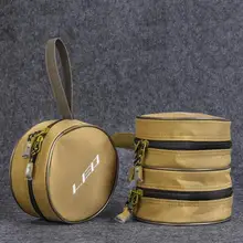 Холст один для рыбалки, с двойным дном колесо Приманка снасти чехол для хранения аксессуар жесткий корпус ударопрочный водонепроницаемый чехол