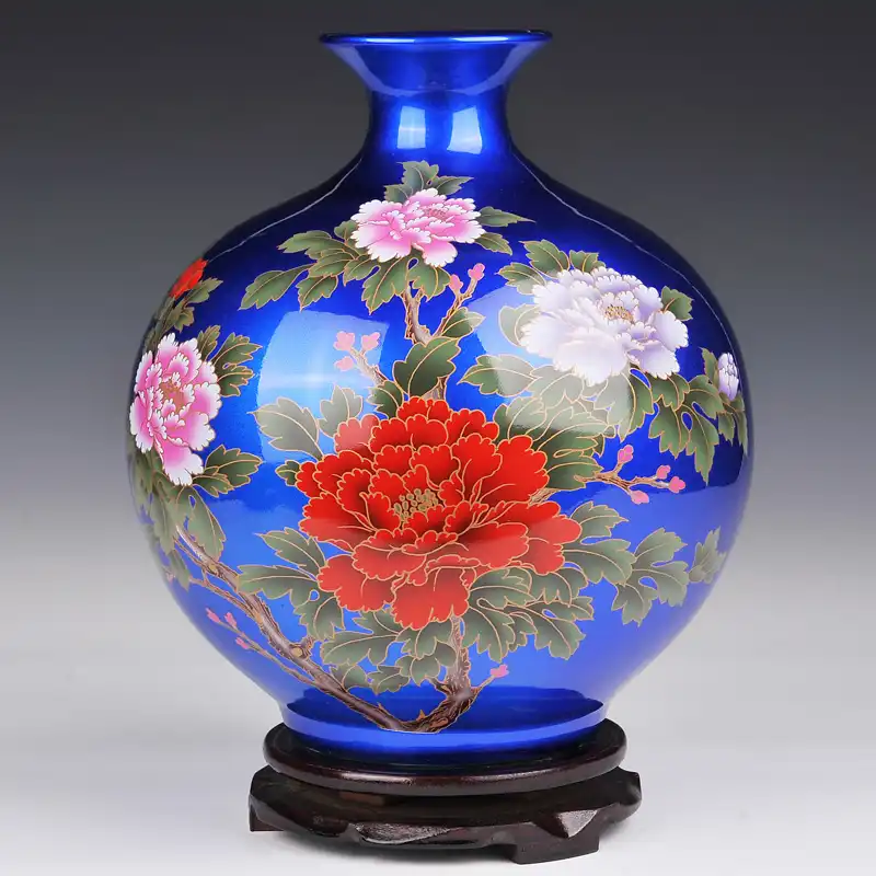 Antique Jingdezhen Chinese Flower Vase For Wedding Decoration