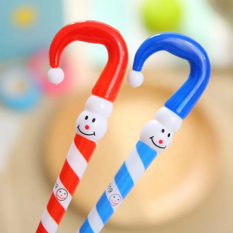 Ayron 1 шт. Рождественский Снеговик шляпа шариковая ручка Южная Корея Kawaii Мультфильм Выражение ручки рождественские подарки офисные принадлежности