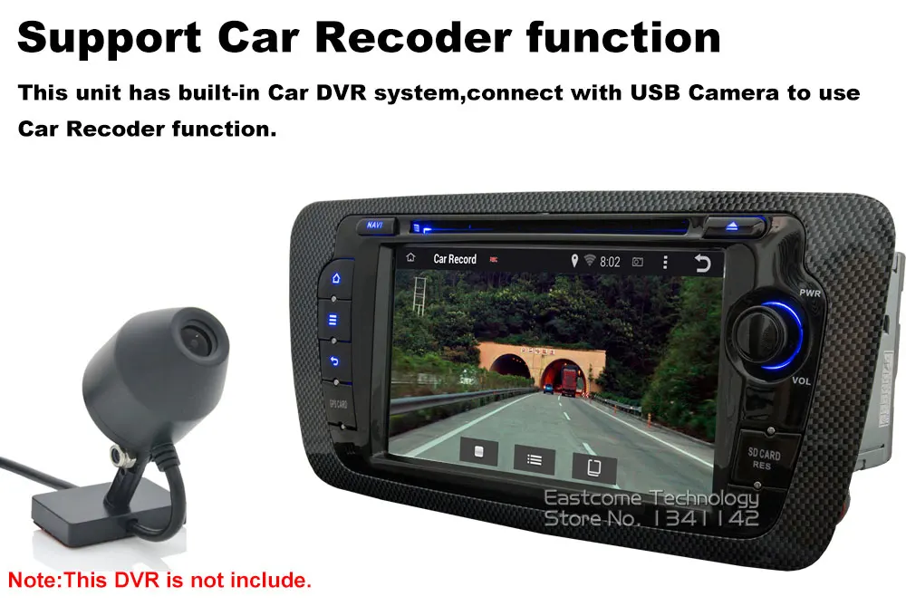 Flash Deal Octa Core 2 Din Android 6.01 Car DVD Automotivo For Seat Ibiza 2009 2010 2011 2012 2013 2014 With GPS Radio Rear View Camera 10