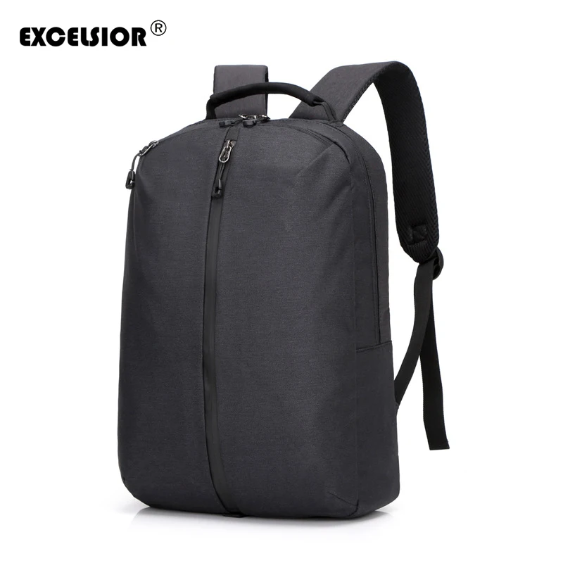 

EXCELSIOR Casual Solid Polyester Man's Backpack Multi-functional Large-capacity Student Schoolbag Simple Bag Laptop Male
