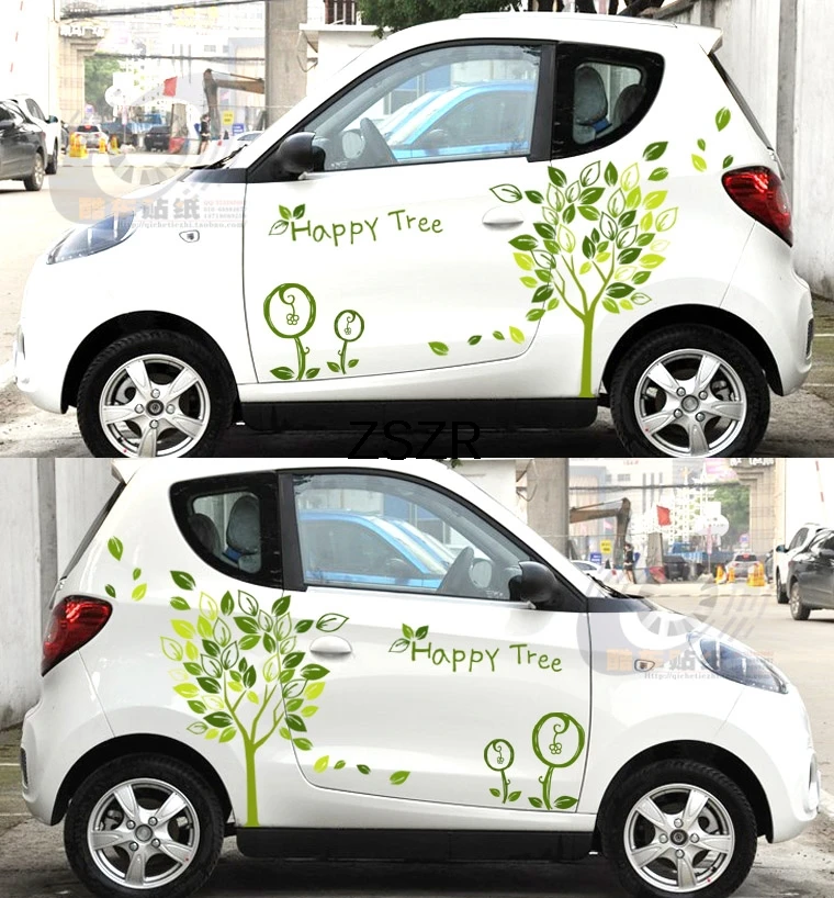 

Universal Cartoon Beautiful Happy Tree Car Stickers Z2CA290