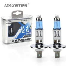 2x H8 H11 9005 9006 HB4 H1 100 Вт автомобиля галогенные свет фар ход Xtreme туман лампы 5000 К темно-синий Стекло замена лампы