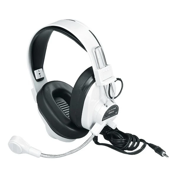 Califone International 3066AV Deluxe Multimedia Stereo Headphones With Boom Microphone (1)