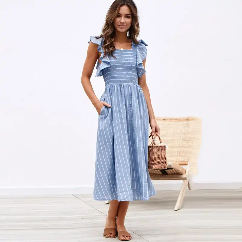 casual midi sundress