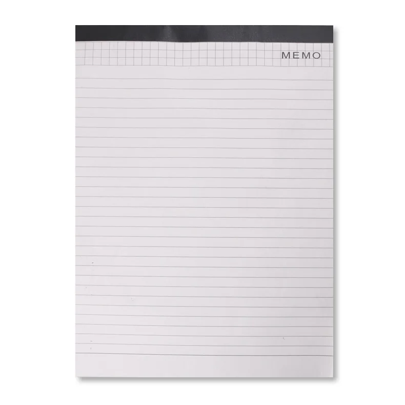 A4 lined A4 check paper. notepad refills. office document folder
