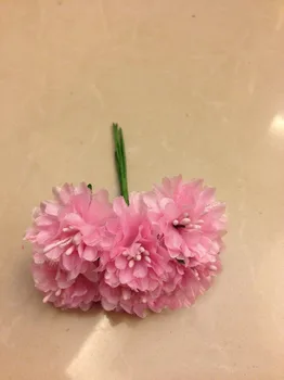 

diy flowers 3cm head Multicolor handmade Mulberry artificial gerbera daisies flowers