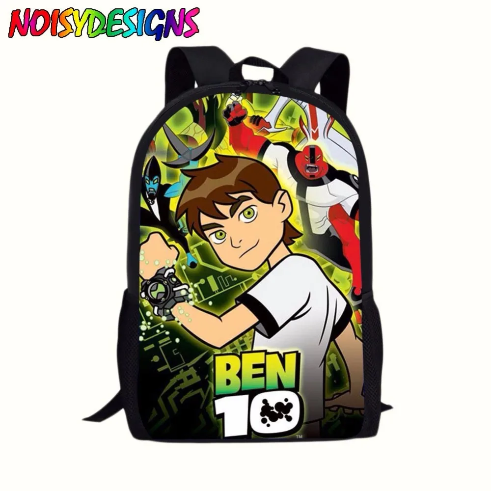 

16 Inch Mochila Ben 10 Ben Backpack For Teenager Boys School Backpacks Mochilas infantil Children School Bags Kids Travel Bag