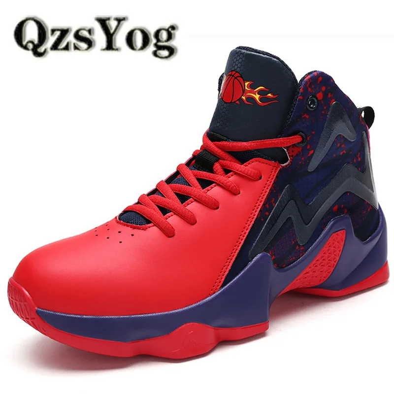 QzsYog Sport Basketball Shoes Men Air Cushion Sneakers Outdoor Athletic