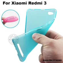 Xiaomi Redmi 3 Case Cover Matte TPU Soft Back Cover Phone Case For Xiaomi Redmi 3