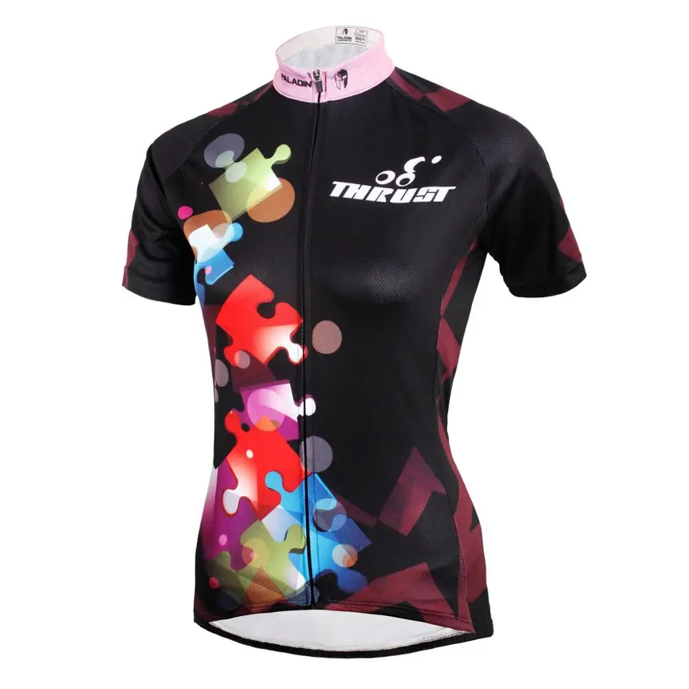 

176 new women's outdoor summer adequate qualitycompetitionsleeved black sweatshirt jersey